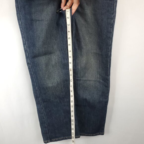 Place Kids Boys Bootcut Sz 8 Husky Denim Dark Wash Jeans - Picture 13 of 15